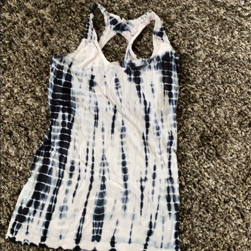 Tie Dye racerback athletic tank